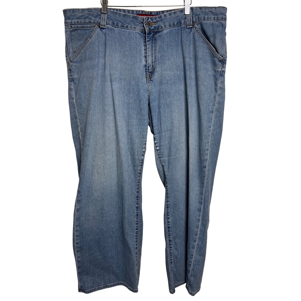 Vintage 2005 Levi's 526 Nouveau Low Slouch Straight Jeans USA Made Women 24W C04
